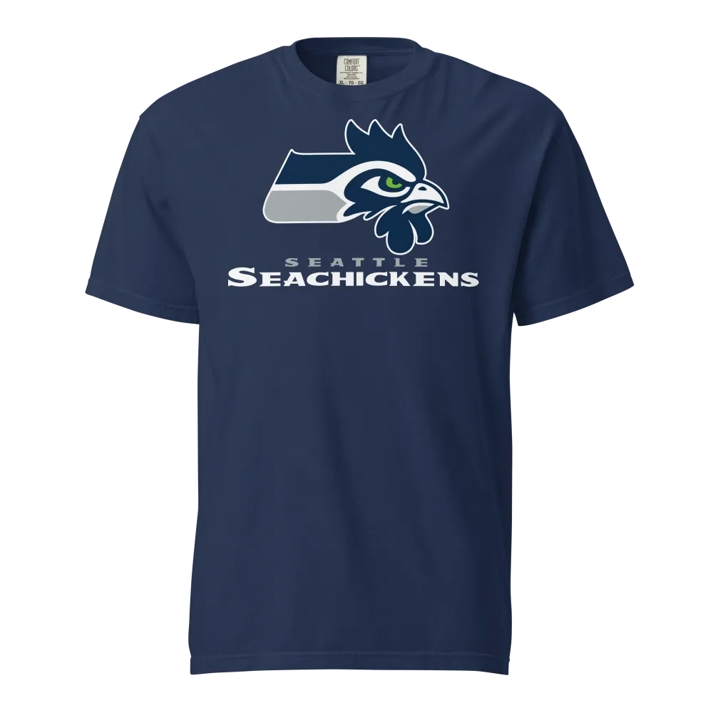Seattle Seachickens classic logo t-shirt in true navy